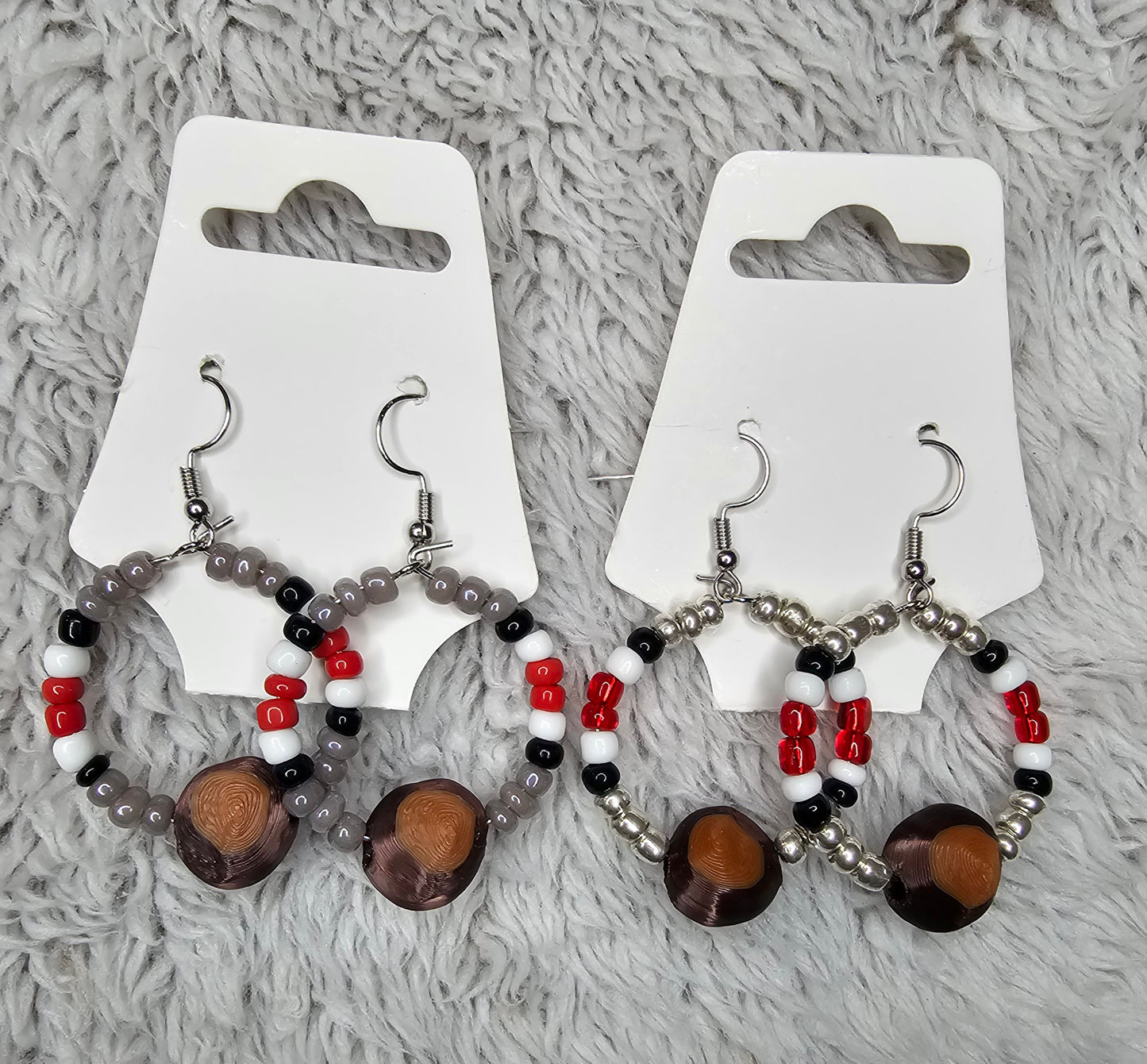 Buckeye Earring Helmet Stripe (1 Inch)