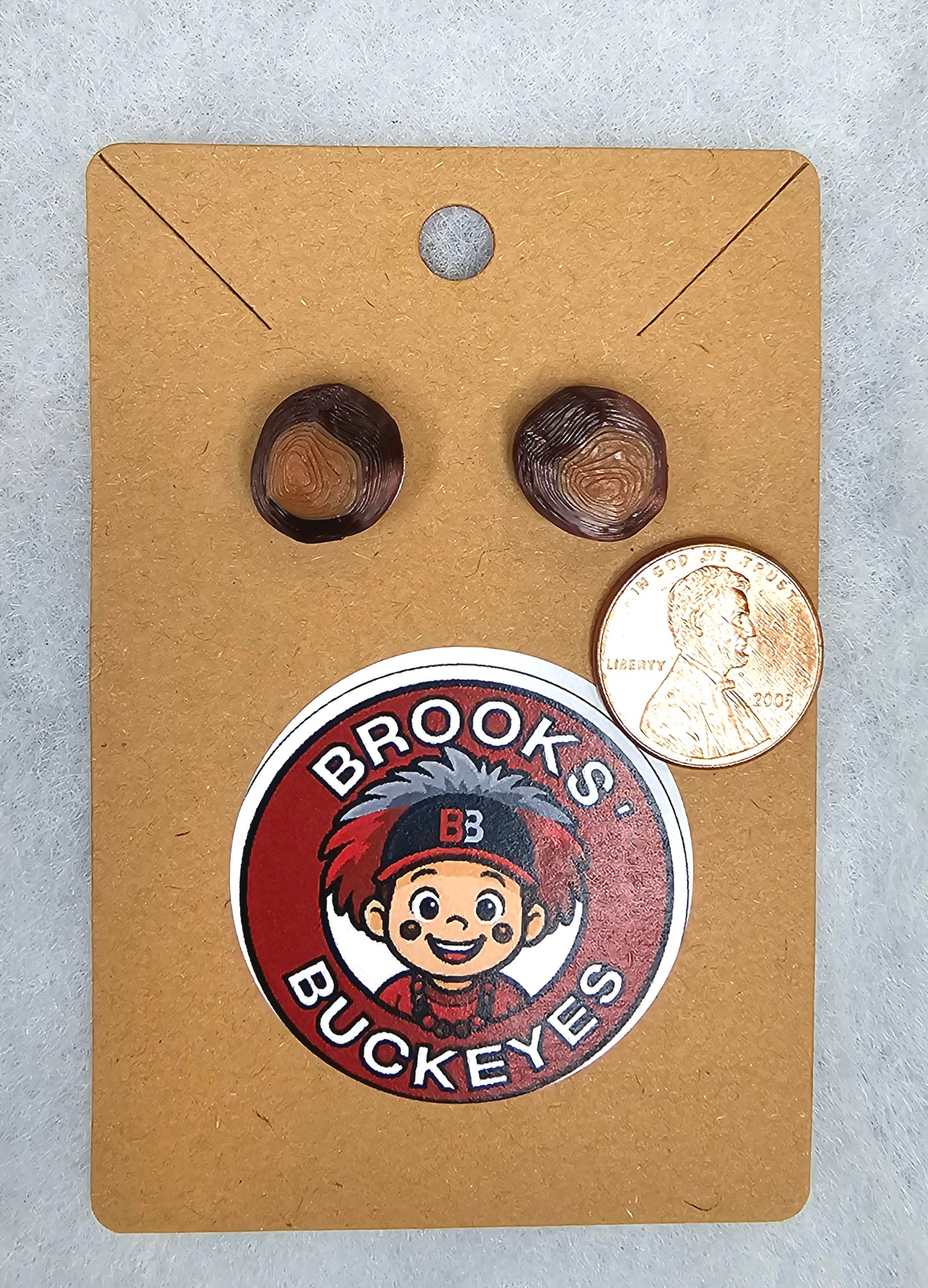Buckeye Stud Earrings