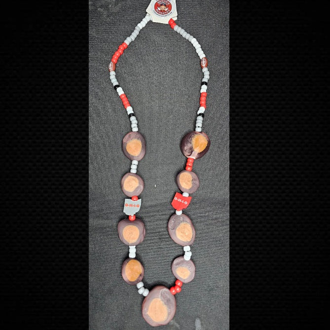 Buckeye Necklace (Single Lightweight 3D Printed Necklace)